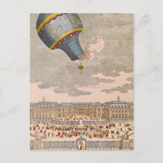 Het Ballooning Experiment in het Chateau Briefkaart (Voorkant)