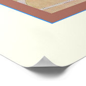 Het balspel ~ honkbalPoster Poster (Hoek)