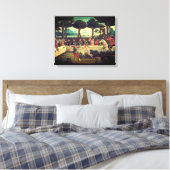 Het banket in het dennenbos canvas afdruk (Insitu (Slaapkamer))