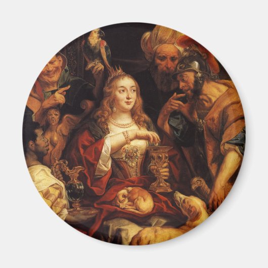 Het banket van Cleopatra Magneet (Voorkant)