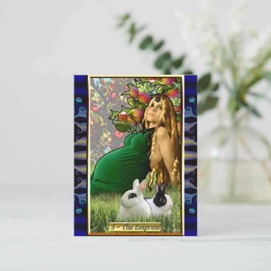 Het Banx Tarot Empress Briefkaart (Staand voorkant)