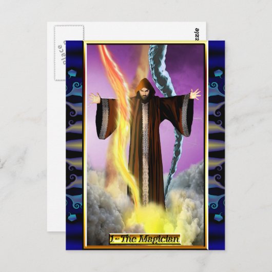 Het Banx Tarot Magicien Briefkaart (Voorkant / Achterkant)