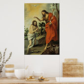Het baptisme van Christus door Bartolome Esteban M Poster (Keuken)