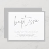 Het Baptisme van het Manuscript van de begroting & (Voorkant / Achterkant)