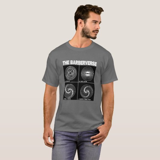 Het Barberverse T-shirt (Voorkant volledig)