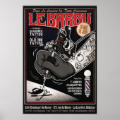 Het BARBU's Popup Store & Tattoo Convention Poster (Voorkant)