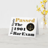 Het barexamen is doorlopen (Staat en jaar aanpasse Kaart (Gele Bloem)