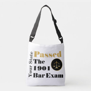 Het barexamen is overgegaan (Staat en jaar aanpass Crossbody Tas