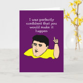 Het barexamen is overgeslagen kaart (Gele Bloem)