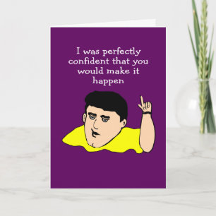 Het barexamen is overgeslagen kaart