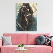 Het barokke Friese - gewikkeld doek Canvas Afdruk (Insitu (Woonkamer))