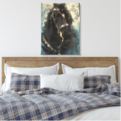 Het barokke Friese - gewikkeld doek Canvas Afdruk (Insitu (Slaapkamer))