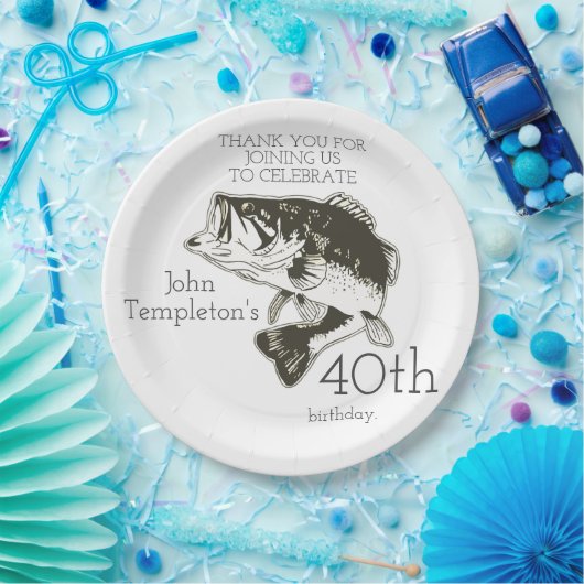 Het bas Gepersonaliseerde Bord van de Leeftijd van (Feest)