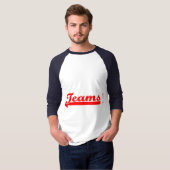 Het Baseball-Shirt van Teams T-shirt (Voorkant volledig)