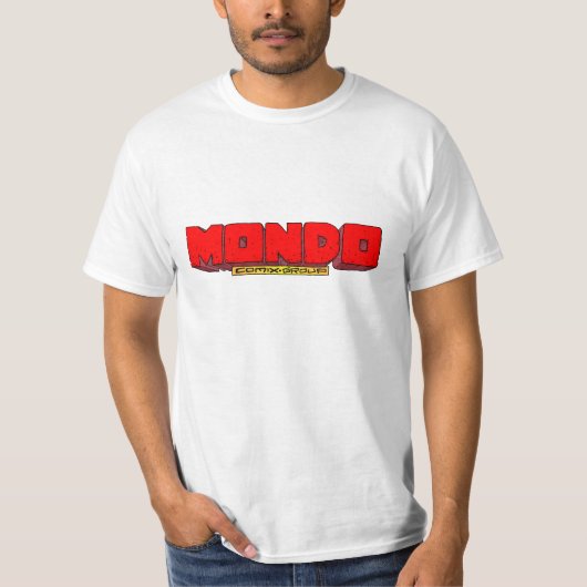 Het Basic Mondo-T-shirt T-shirt (Voorkant)