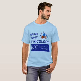 Het Basis Shirt van mannen - vraag me over (Abstra