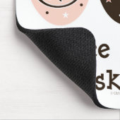 Het Basketbal Mousepad van de Liefde van de vrede Muismat (Hoek)