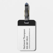 Het Batman-personage-logo - ik ben de schaduwen Bagagelabel (Achterkant verticaal)