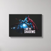 Het Batman-personage-logo - ik ben de schaduwen Canvas Afdruk (Voorkant)
