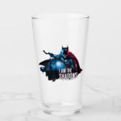 Het Batman-personage-logo - ik ben de schaduwen Glas (Voorkant)