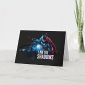 Het Batman-personage-logo - ik ben de schaduwen Kaart (Voorkant)