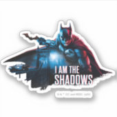 Het Batman-personage-logo - ik ben de schaduwen Sticker (Voorkant)