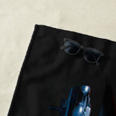 Het Batman-personage-logo - ik ben de schaduwen Strandlaken (In situ)