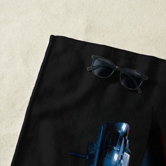 Het Batman-personage-logo - ik ben de schaduwen Strandlaken (In situ)