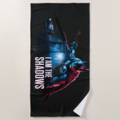 Het Batman-personage-logo - ik ben de schaduwen Strandlaken (Voorkant)