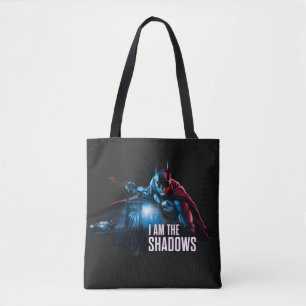 Het Batman-personage-logo - ik ben de schaduwen Tote Bag