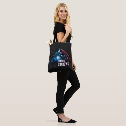 Het Batman-personage-logo - ik ben de schaduwen Tote Bag (Op model)