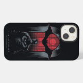 Het Batman-vensterpaneeloverzicht iPhone Hoesje (Achterkant horizontaal)