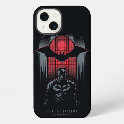 Het Batman-vensterpaneeloverzicht iPhone Hoesje (Achterkant)