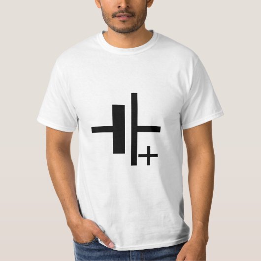 Het batterijsymbool van de cel. t-shirt (Voorkant)