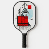 "Het Bauhaus 1923" Pickleball Paddle (Achterkant)