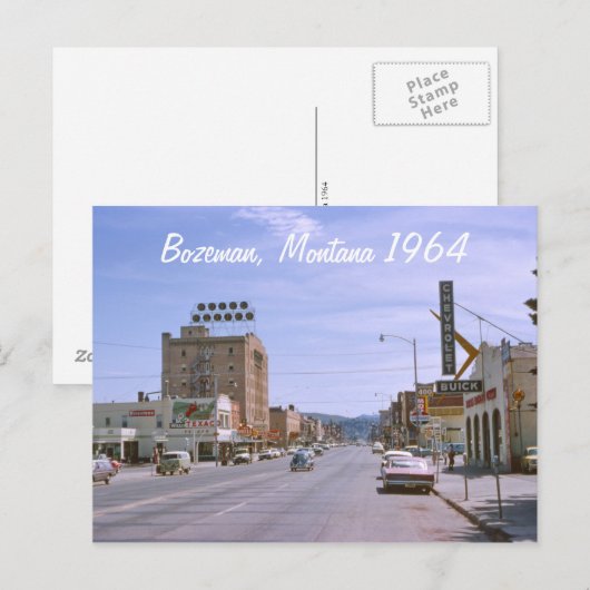 Het Baxter Hotel Bozeman Montana 1964 Briefkaart (Voorkant / Achterkant)