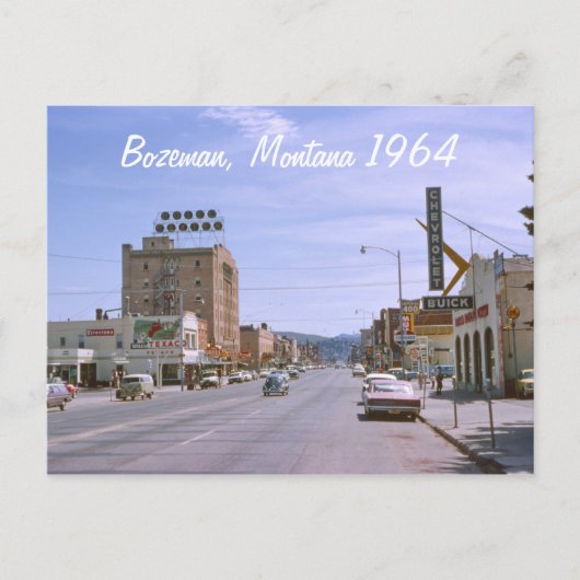 Het Baxter Hotel Bozeman Montana 1964 Briefkaart (Voorkant)