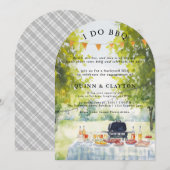 Het BBQ Verloving vieren Kaart (Voorkant / Achterkant)