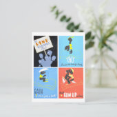 Het "Be Kind to Books Club" Poster Series Briefkaa Briefkaart (Staand voorkant)