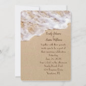 Het Beach van het huwelijk Harten in Venster Kaart (Achterkant)