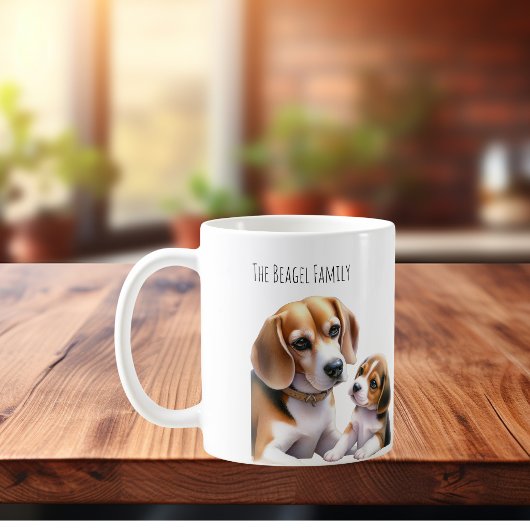 Het Beagel-gezin Koffiemok