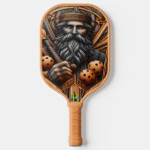 Het Bearded Man en Pickleball Paddle Masterpiece (Voorkant)