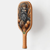 Het Bearded Man en Pickleball Paddle Masterpiece (Links)