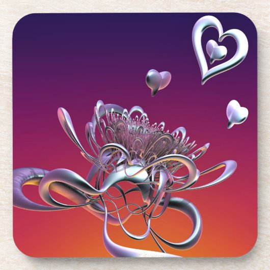 Het Beauty of Hearts-Onderzetter Bier Onderzetter (Voorkant)