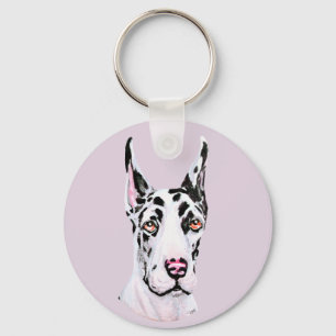 Het Bebouwde Jong van great dane Harle Sleutelhanger