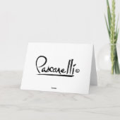 Het "bedankt voor Allen u" kaardt Bedankkaart (Achterkant)