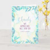 Het bedankt voor Allen u Kaart (Gele Bloem)