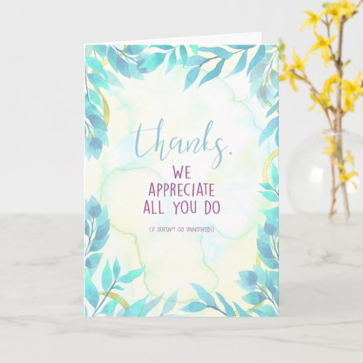 Het bedankt voor Allen u Kaart (Gele Bloem)