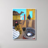 Het Bedoeïenvrouwen Schilderij van Alfred Fox Canvas Afdruk (Voorkant)