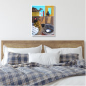 Het Bedoeïenvrouwen Schilderij van Alfred Fox Canvas Afdruk (Insitu (Slaapkamer))